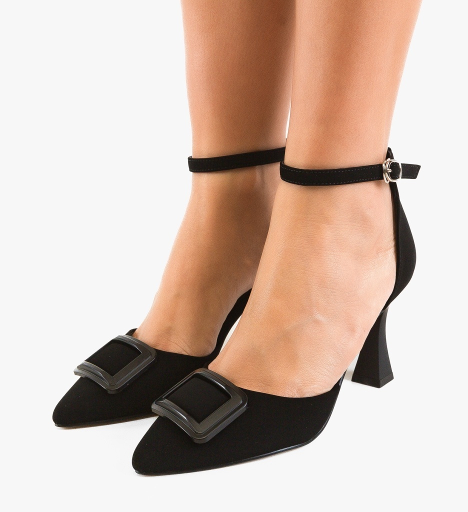 Pantofi Dreas Negri Depurtat - Eleganță maximă