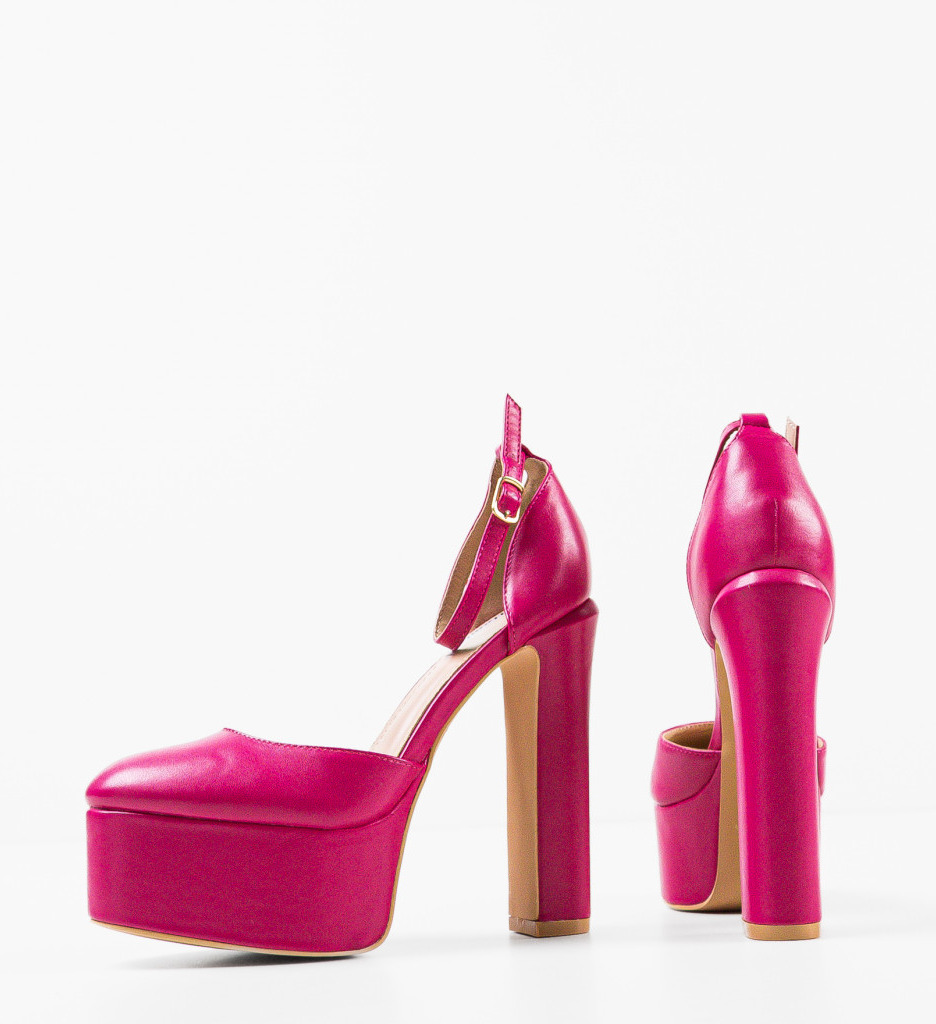 Pantofi cu Toc Fuchsia Lucas - Stil Remarcabil - imagine 7