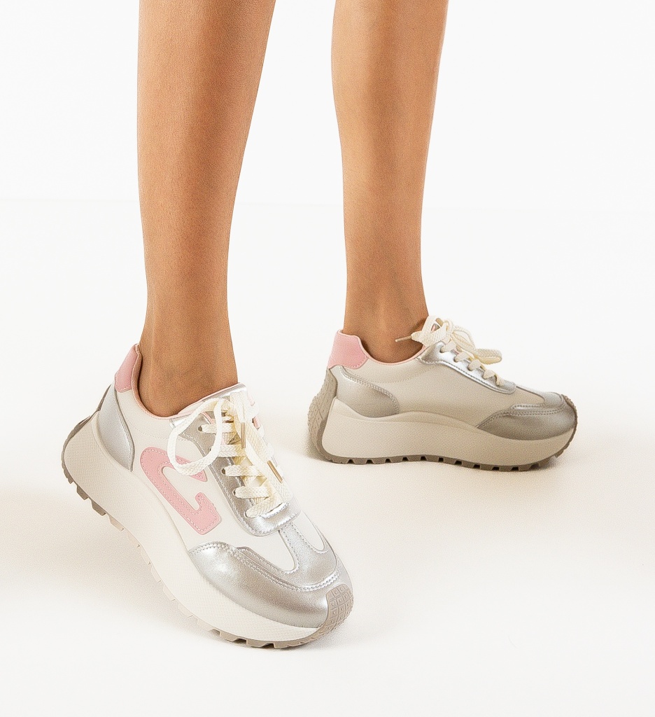 Sneakers Flint Roz - Confort și Stil Sport