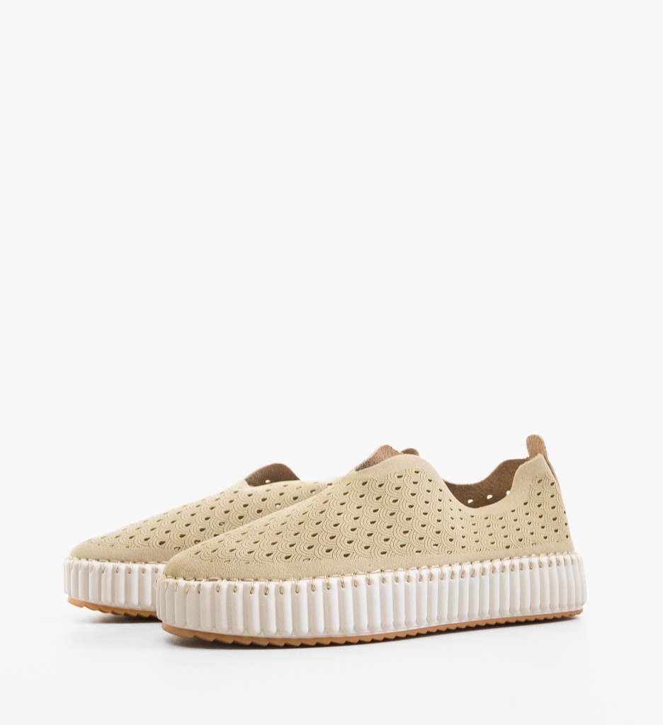 Pantofi Casual Ralla Bej | Confort și Stil - imagine 4