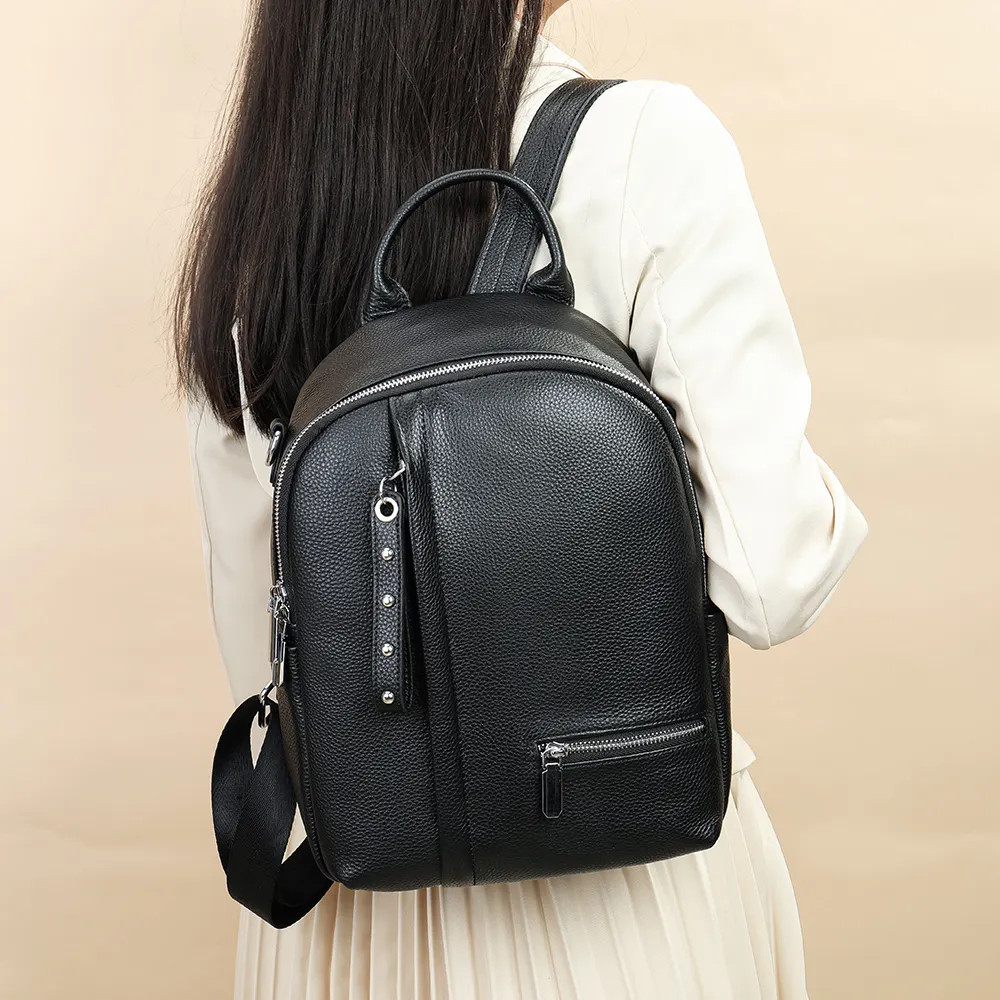 Rucsac dama Delis Amabel GT2560 din piele naturala - imagine 2
