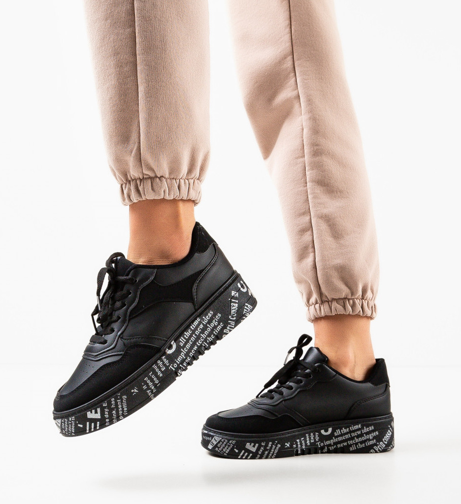Sneakers Dama Diaz Negri | Stil Urban si Confort