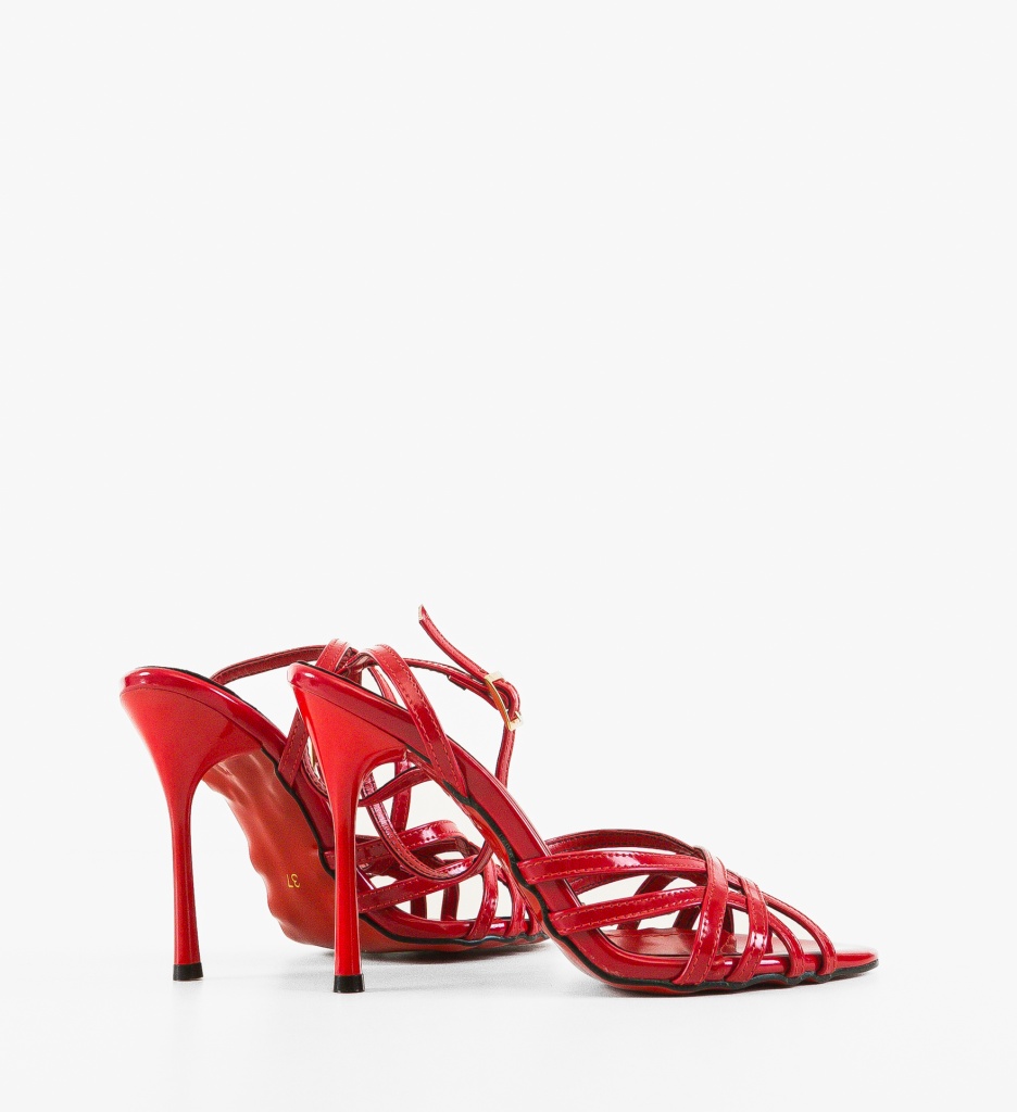 Sandale cu Toc Mynny Rosii - Eleganță Asigurată - imagine 3