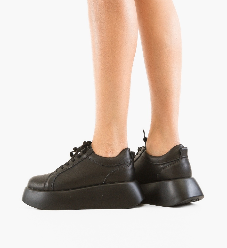 Sneakers Dama Silona Negri | Stil și Confort
