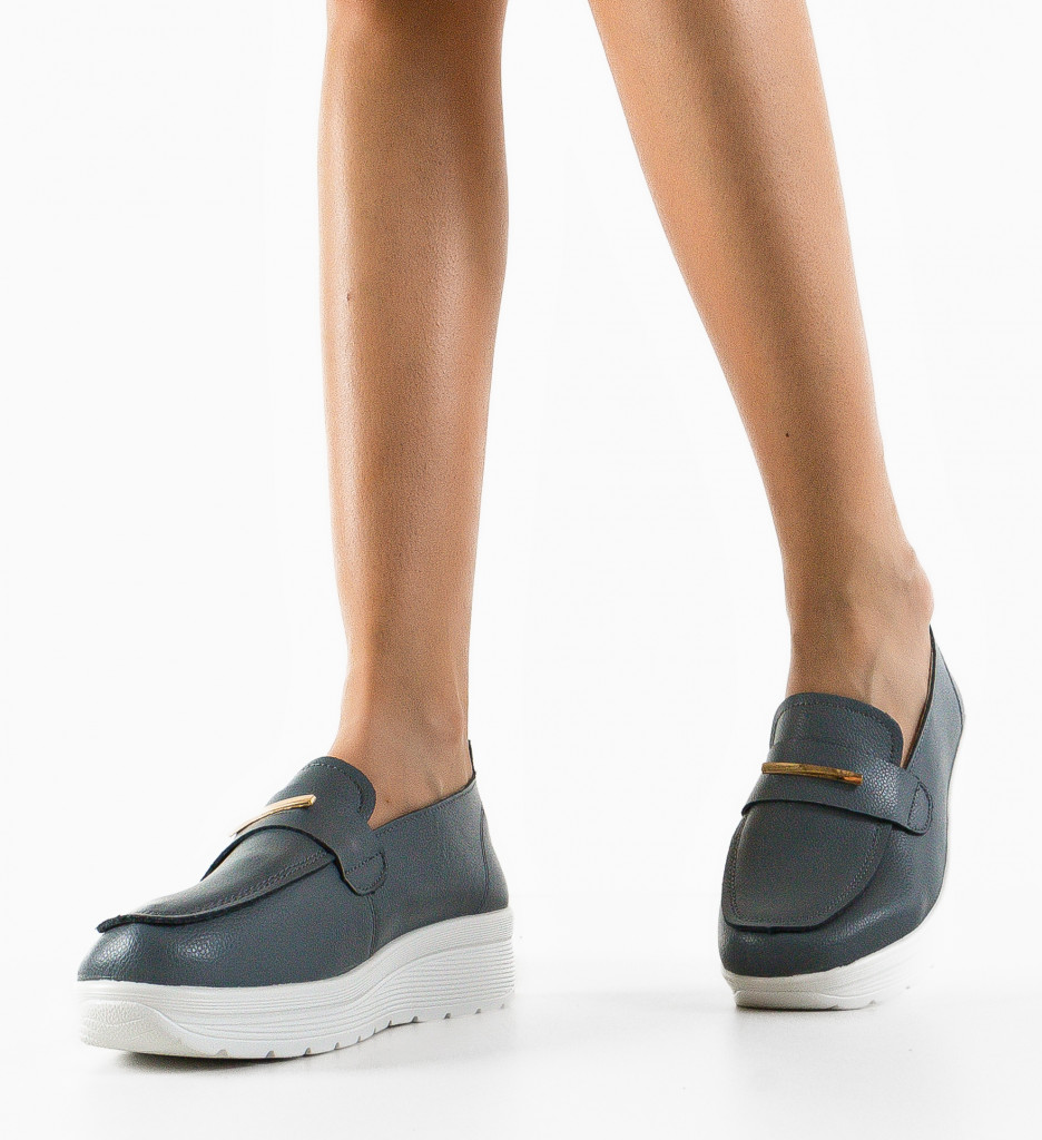 Pantofi Casual Vefra Gri - Confort și Stil Zilnic - imagine 3