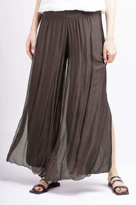Pantaloni Shopika mătase & vascoză | Eleganță maximă