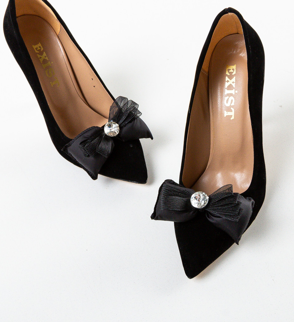 Pantofi Dama Popley Negri - Eleganță și Stil - imagine 5