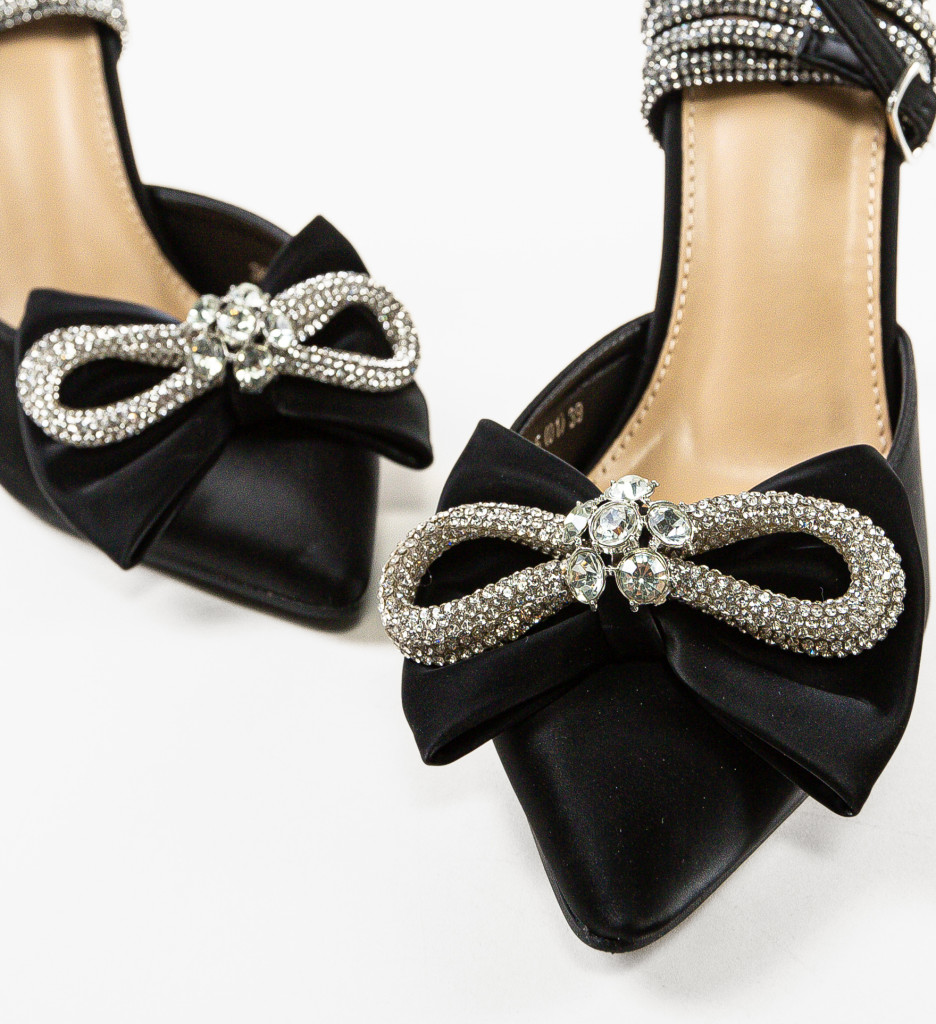 Pantofi Morakotha Negri - Eleganță și Stil - imagine 6