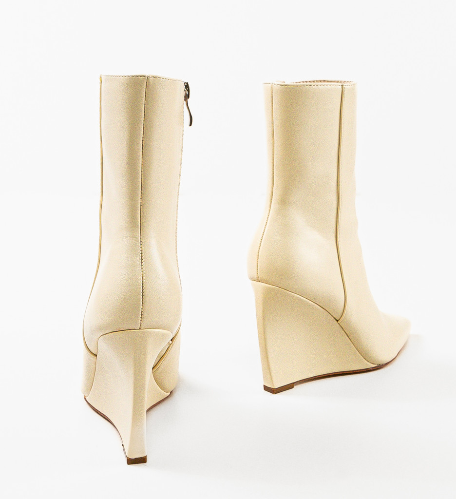 Botine Dama Delila Bej - Eleganță și Confort - imagine 7
