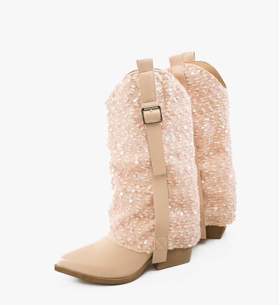 Cizme Dama Inga Bej | Eleganță și Confort - imagine 7