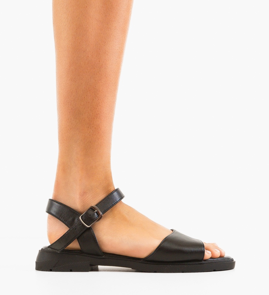 Sandale Dama Nango Negre Elegante - imagine 4