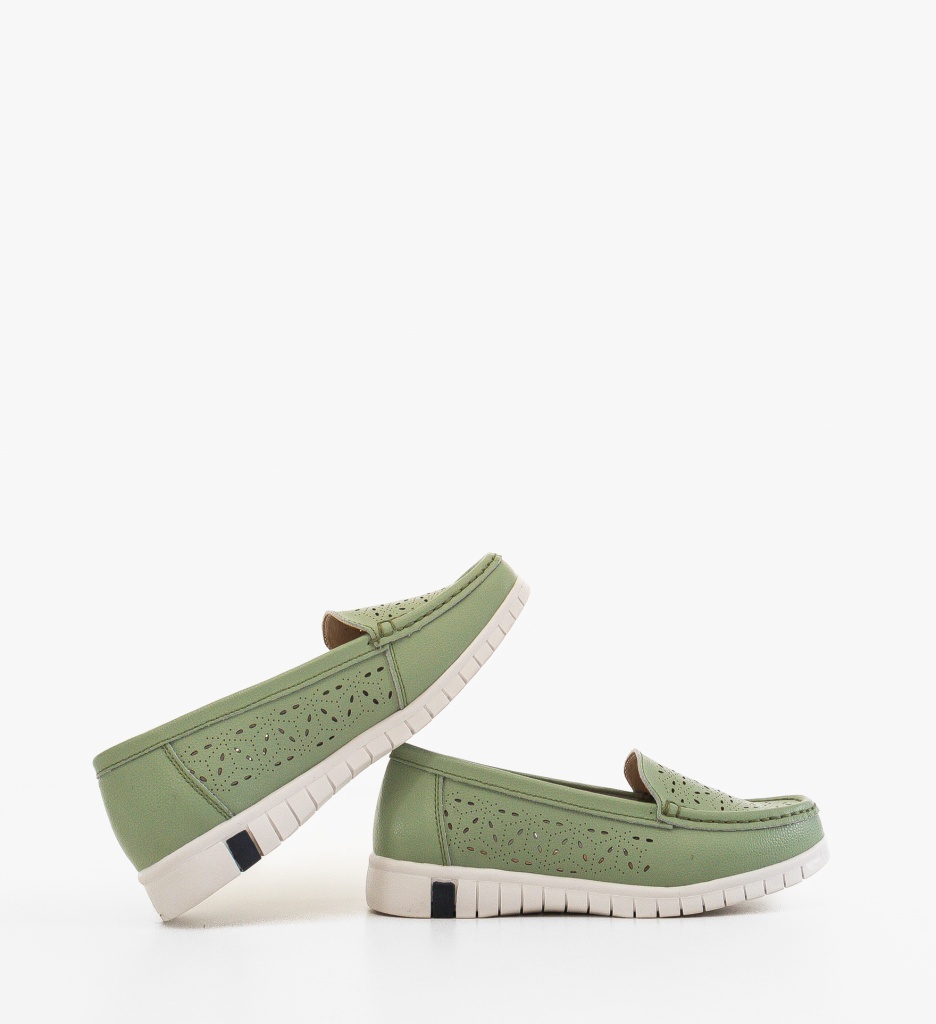 Espadrile Skrell Verzi - Confort Casual - imagine 4