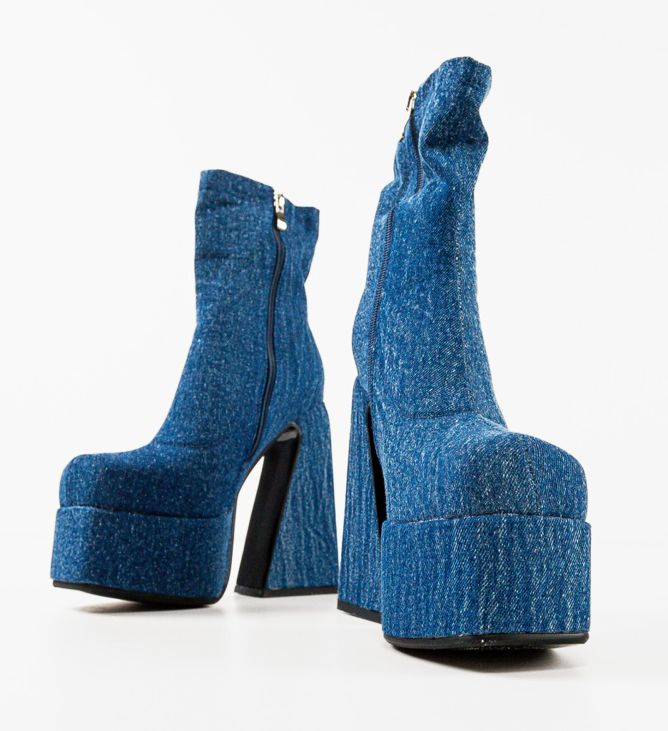 Botine Huron Albastre - Stil și Confort - imagine 15