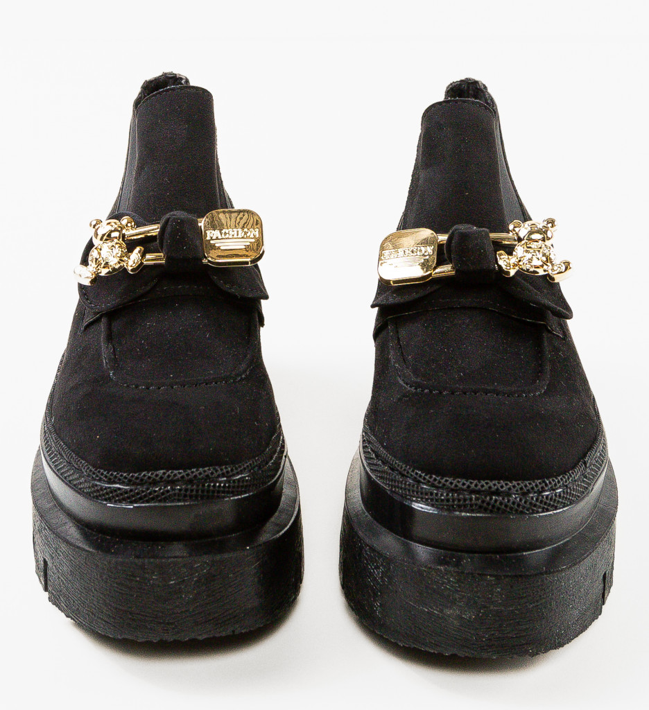 Pantofi Casual Bearya Negri - Confort & Stil - imagine 6