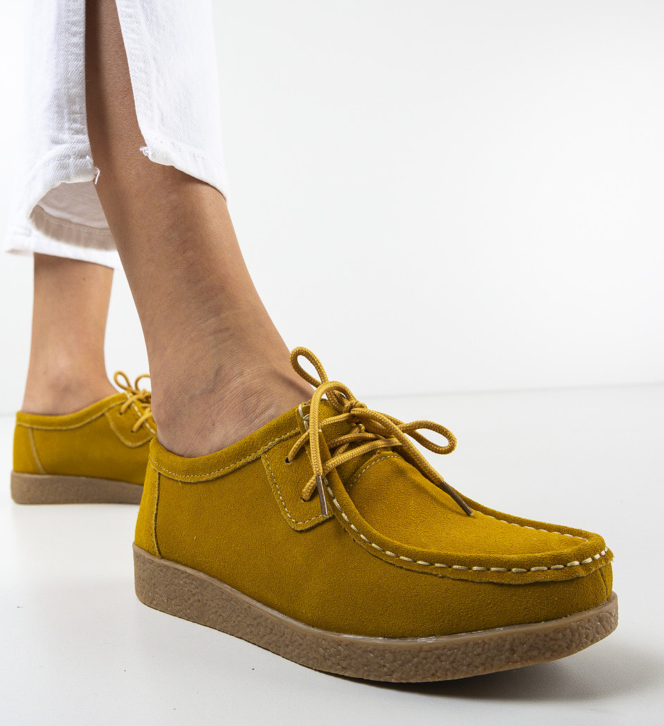 Pantofi Casual Neca Galbeni - Confort și Stil - imagine 3