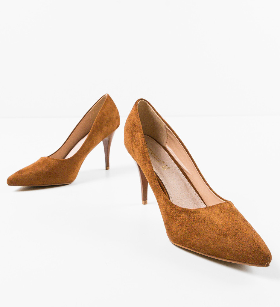 Pantofi Dama Erife Camel - Eleganță și Stil - imagine 6