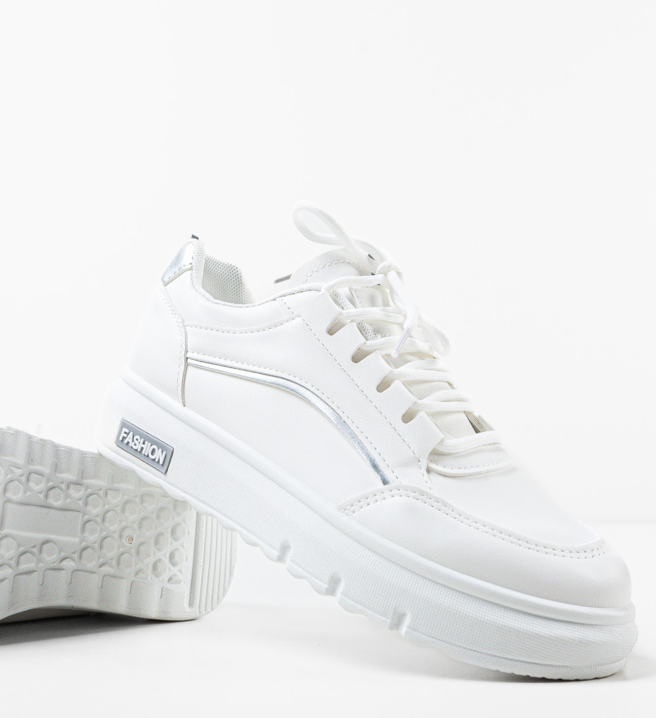 Sneakers Herman Argintii - Confort și Stil Urban - imagine 7
