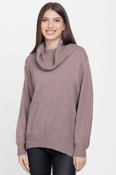 Pulover cu Guler Înalt Elegant | Flex Moda