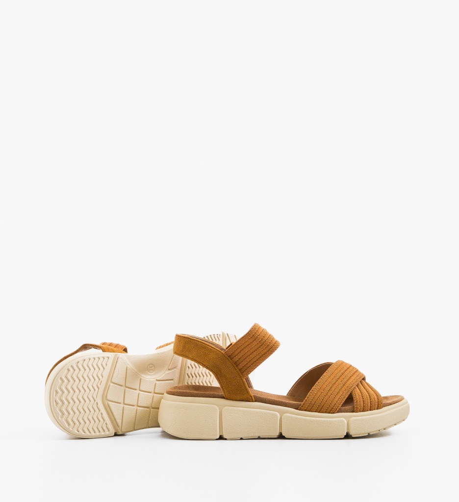 Sandale Dama Raduku Camel - Eleganță și Confort - imagine 4