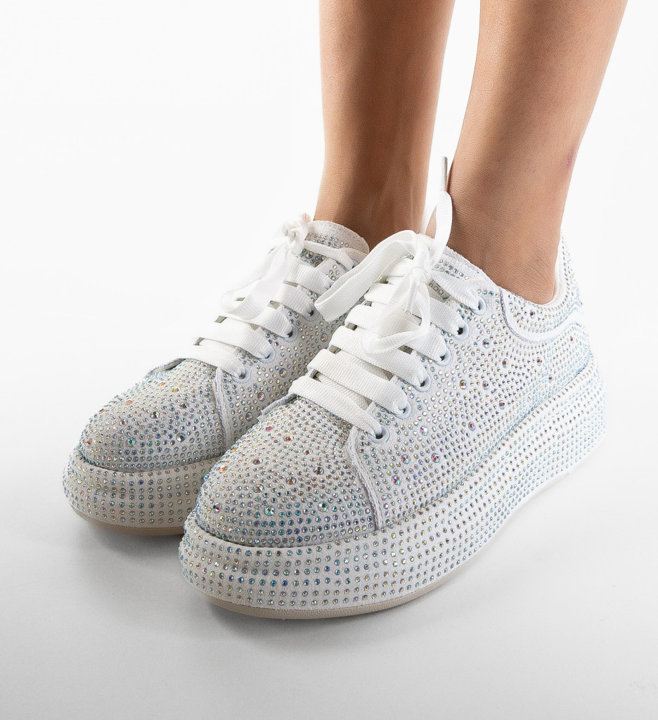 Pantofi Casual Albi Dama - Confort și Stil - imagine 3