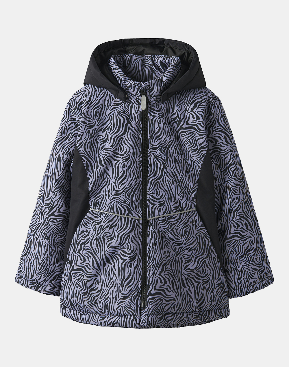 NAME IT Geacă Copii cu Imprimeu și Glugă Detașabilă