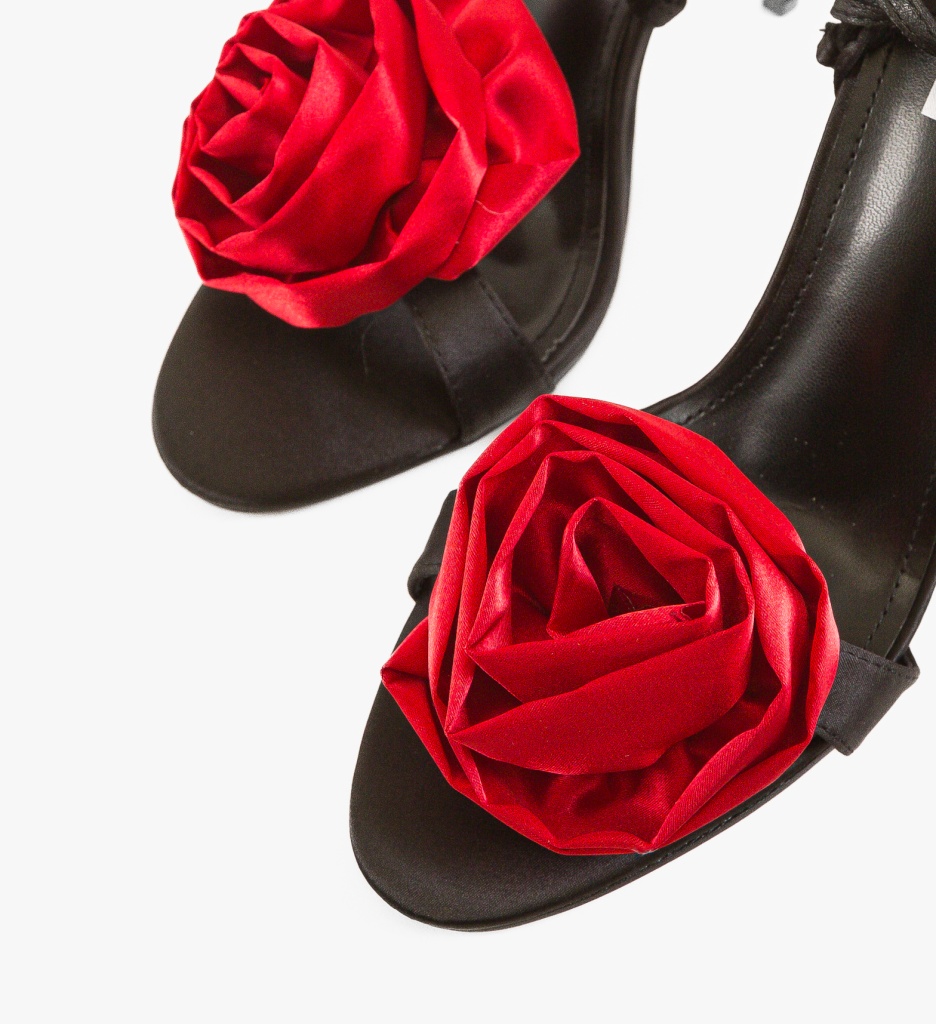 Sandale Toc Negre Elegante Safia - imagine 5