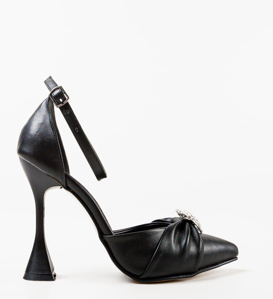 Pantofi Dama Gre Negri | Eleganță Asigurată - imagine 4
