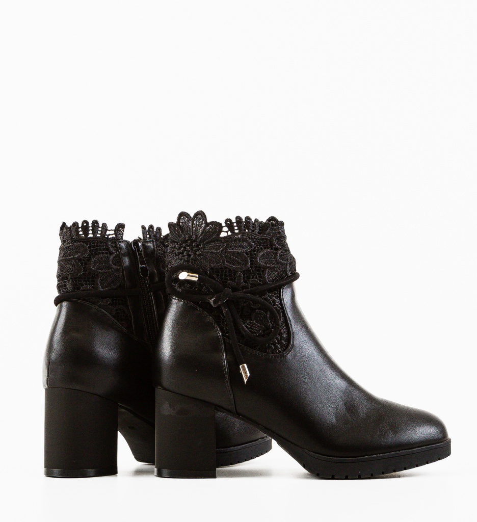 Botine Nelnel Negre - Eleganță și Confort - imagine 4