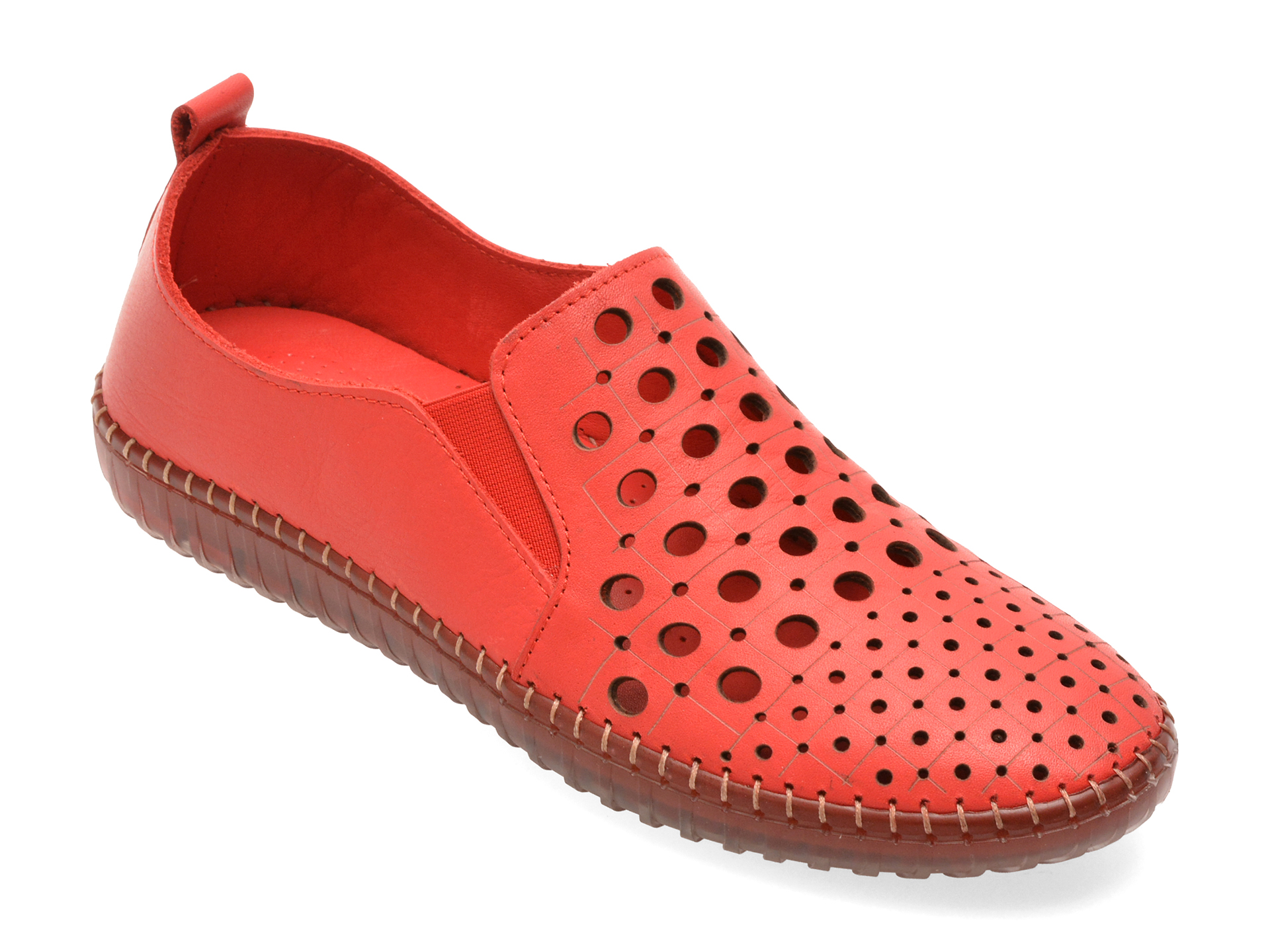 Pantofi Flavia Passini rosii din piele naturala