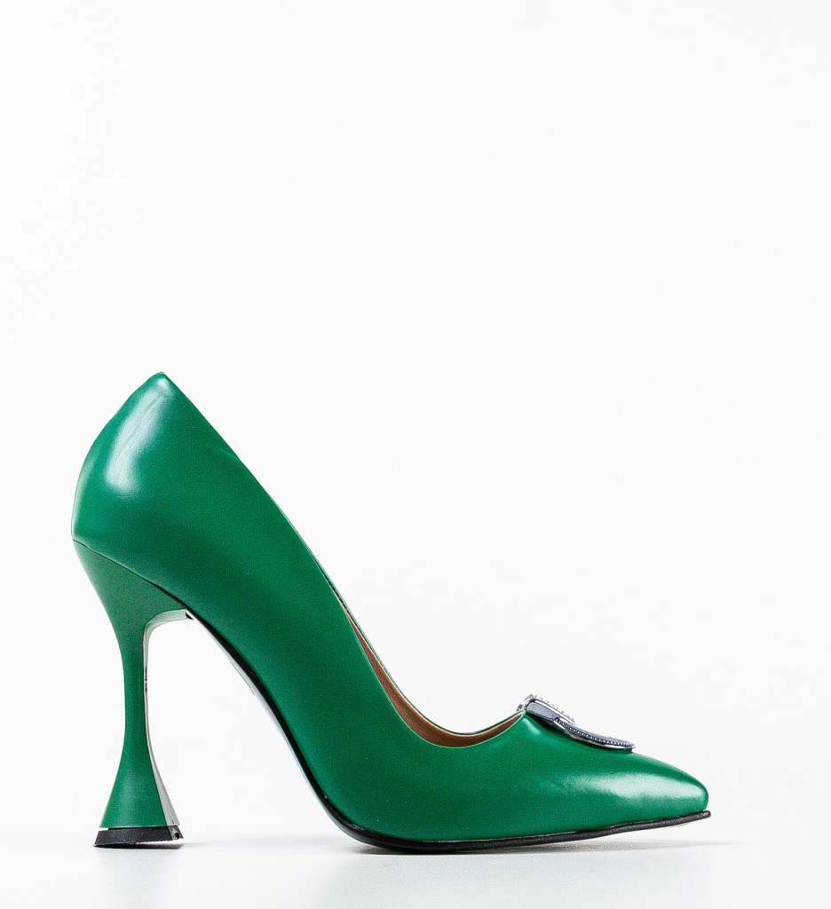 Pantofi dama Provok Verde 2 | Stil și Eleganță - imagine 4