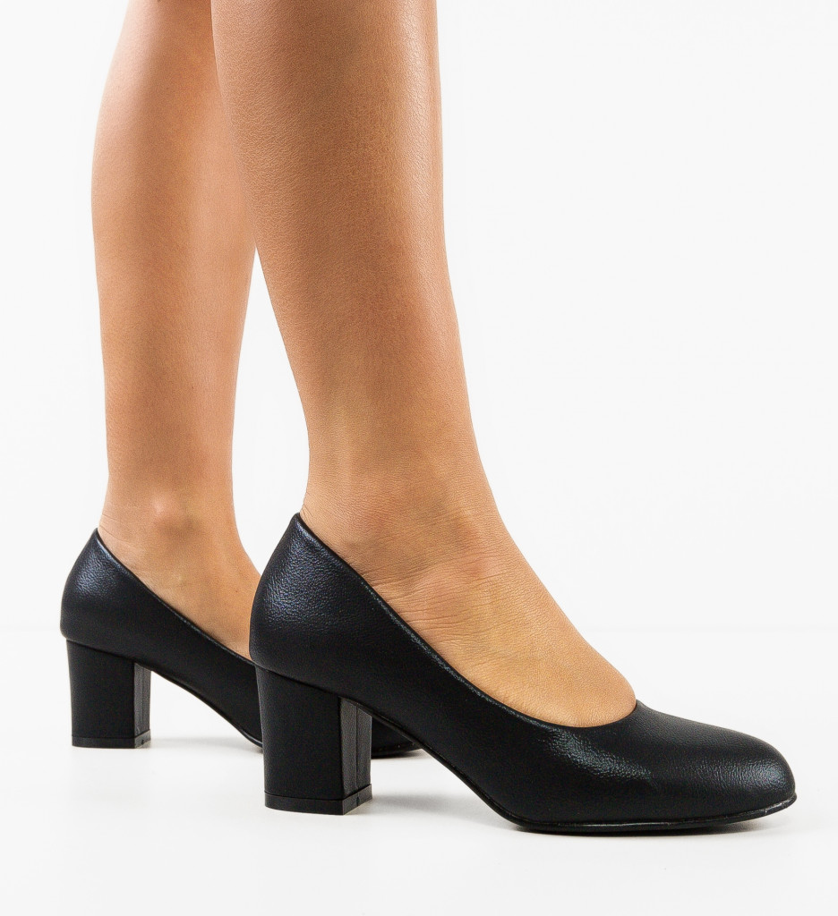 Pantofi dama Pozal Negri 2 - Eleganță la fiecare pas - imagine 2
