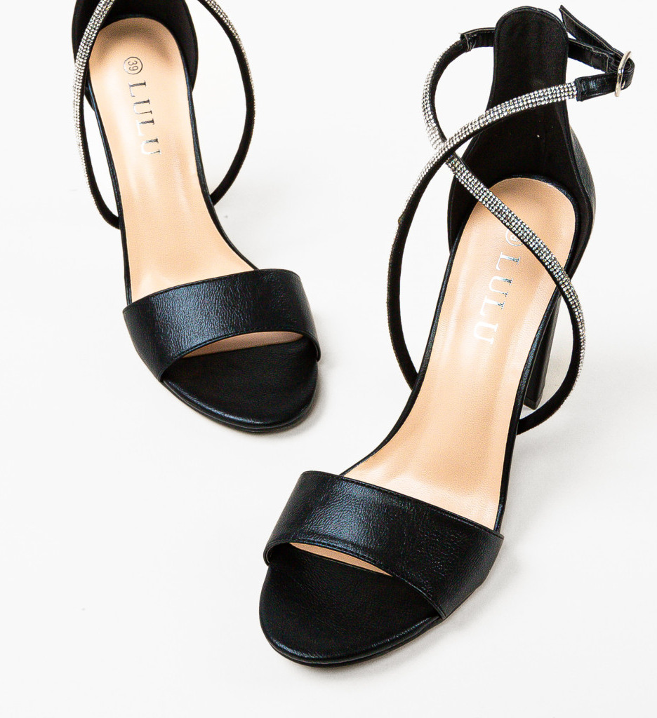 Sandale Yaberson Negre - Eleganță și Confort - imagine 5