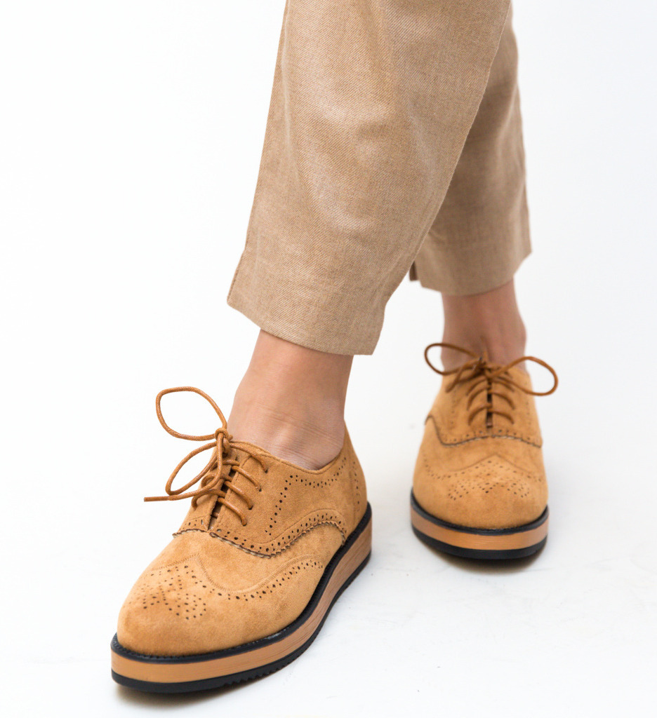 Pantofi Casual Devonk Camel Confort și Stil - imagine 2