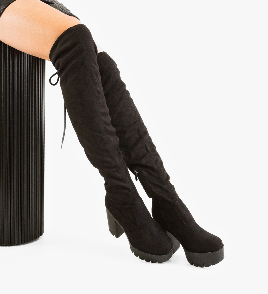 Cizme Dama Loctite Negre - Eleganță și Confort - imagine 3