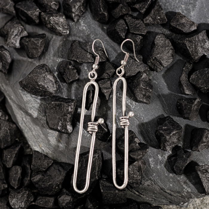 Cercei Abstract Nod Hipoalergenici | Shopika