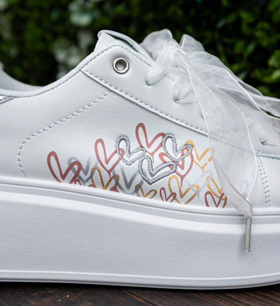 Sneakers Dama Ilius Argintii - Stil și Confort - imagine 4