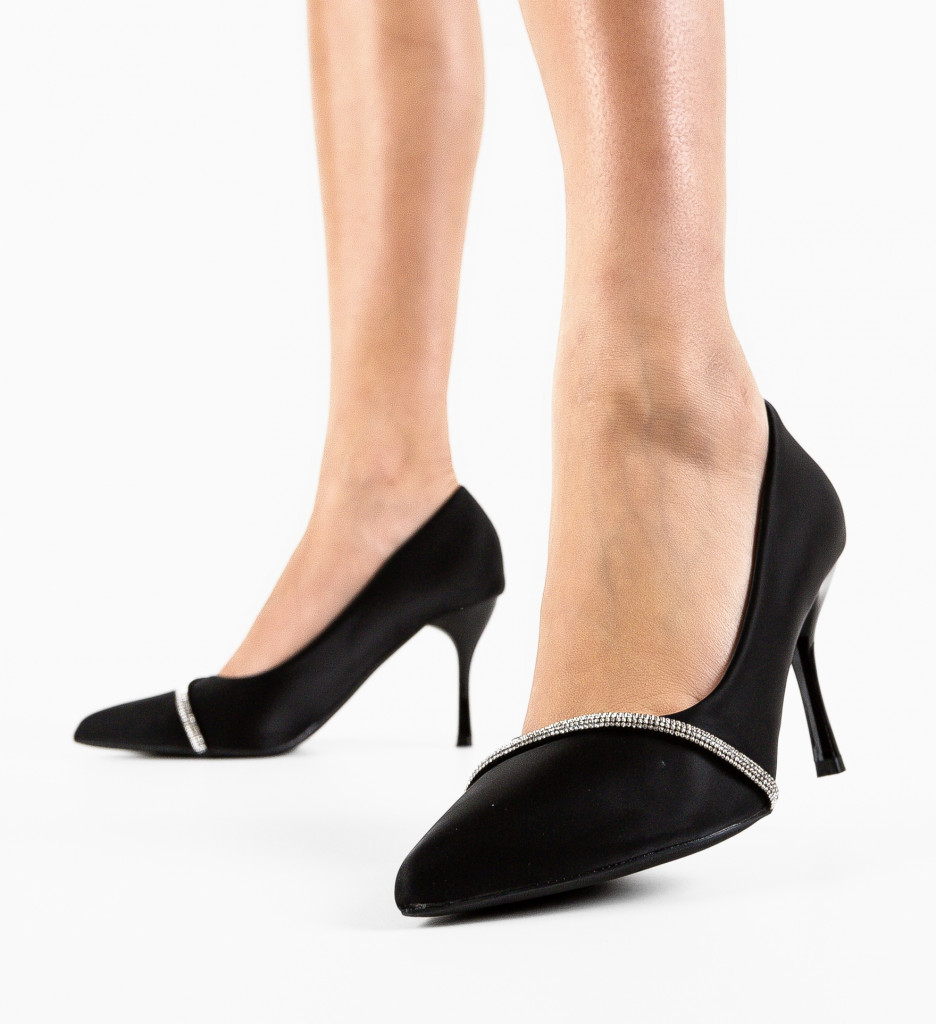 Pantofi Stylosa Negri - Eleganță și Stil - imagine 3