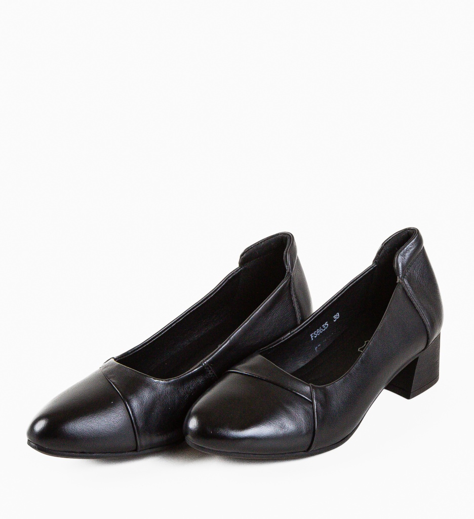 Pantofi cu Toc Hebba Negri | Eleganță și Stil