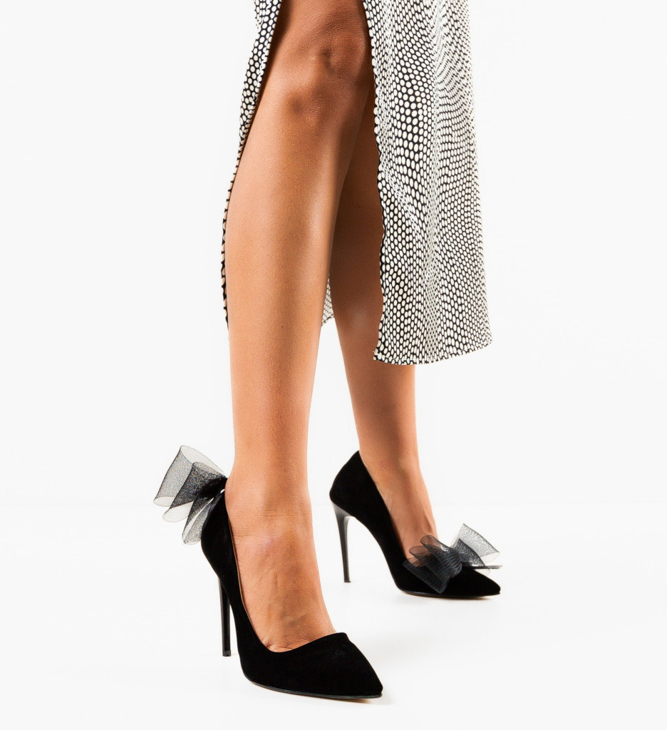 Pantofi Monroe Negri 2 - Eleganță și Stil