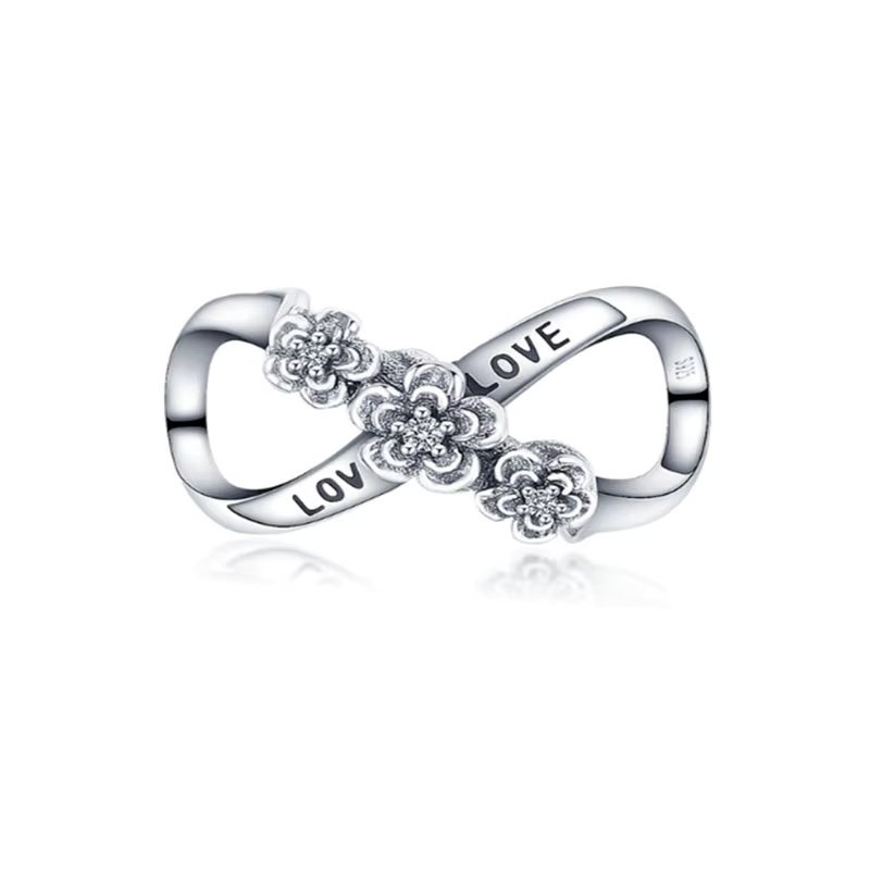 Charm Argint Amanda Infinit Placat Rh