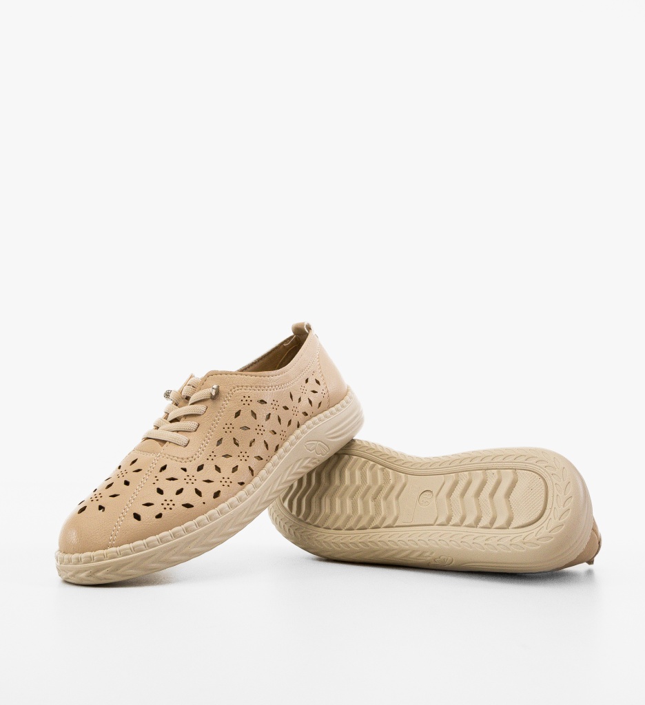 Pantofi Casual Dama Guha Bej | Confort si Stil - imagine 7