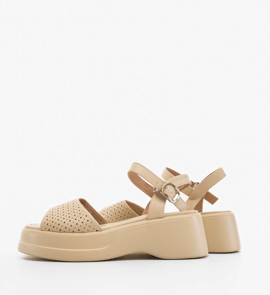 Sandale Dama Vycy Bej | Eleganță și Confort - imagine 3