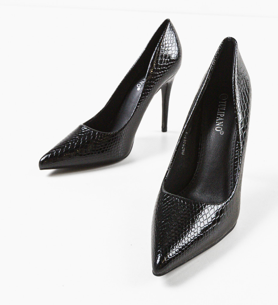 Pantofi Cline Negri - Eleganță și Stil - imagine 6