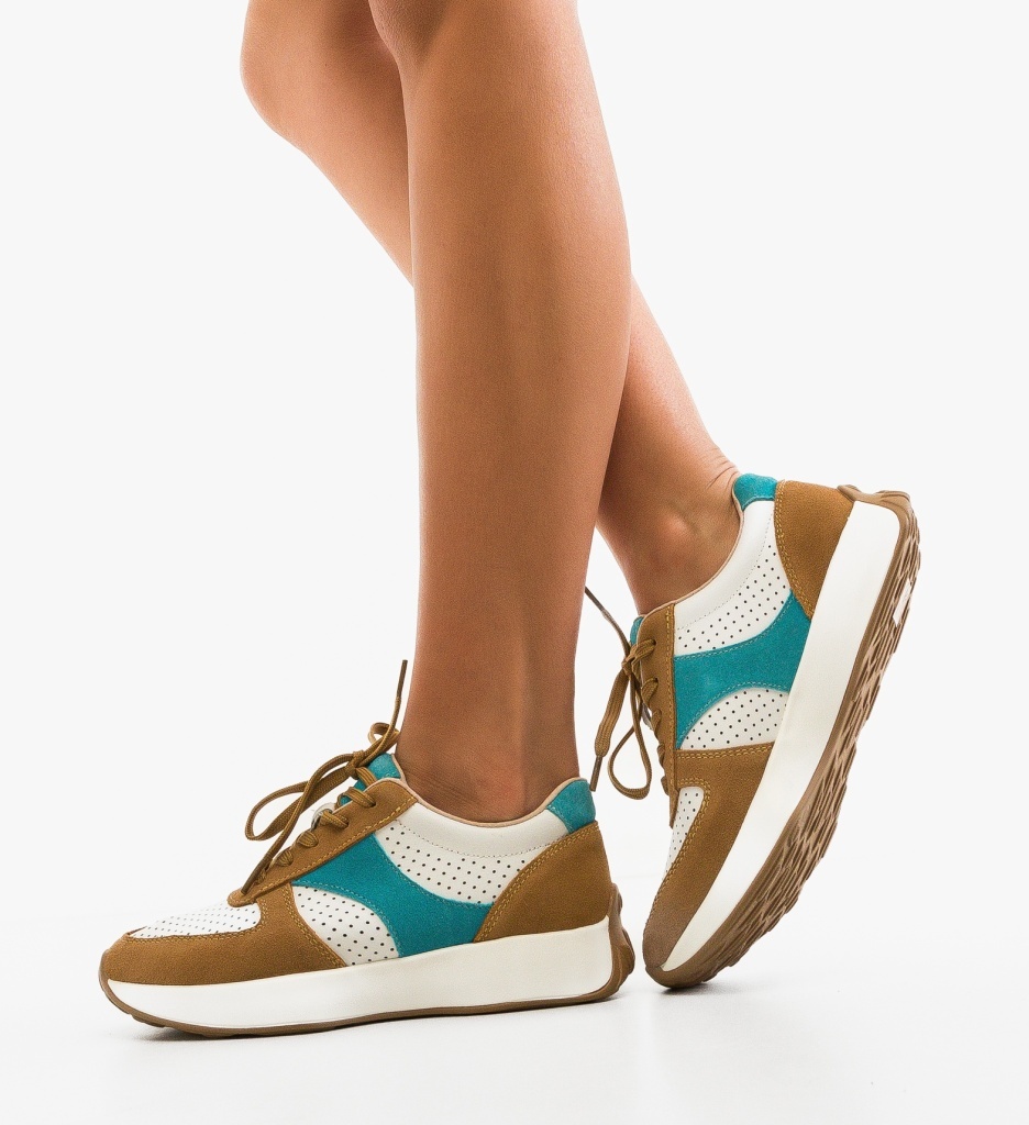 Sneakers Dama Namibe Albe | Confort Sport - imagine 2