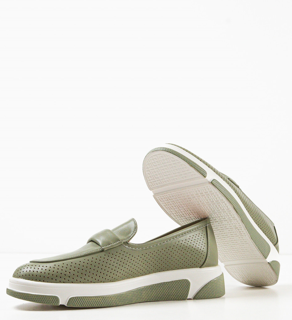 Pantofi Casual Gerta Verzi | Confort & Stil Modern - imagine 7