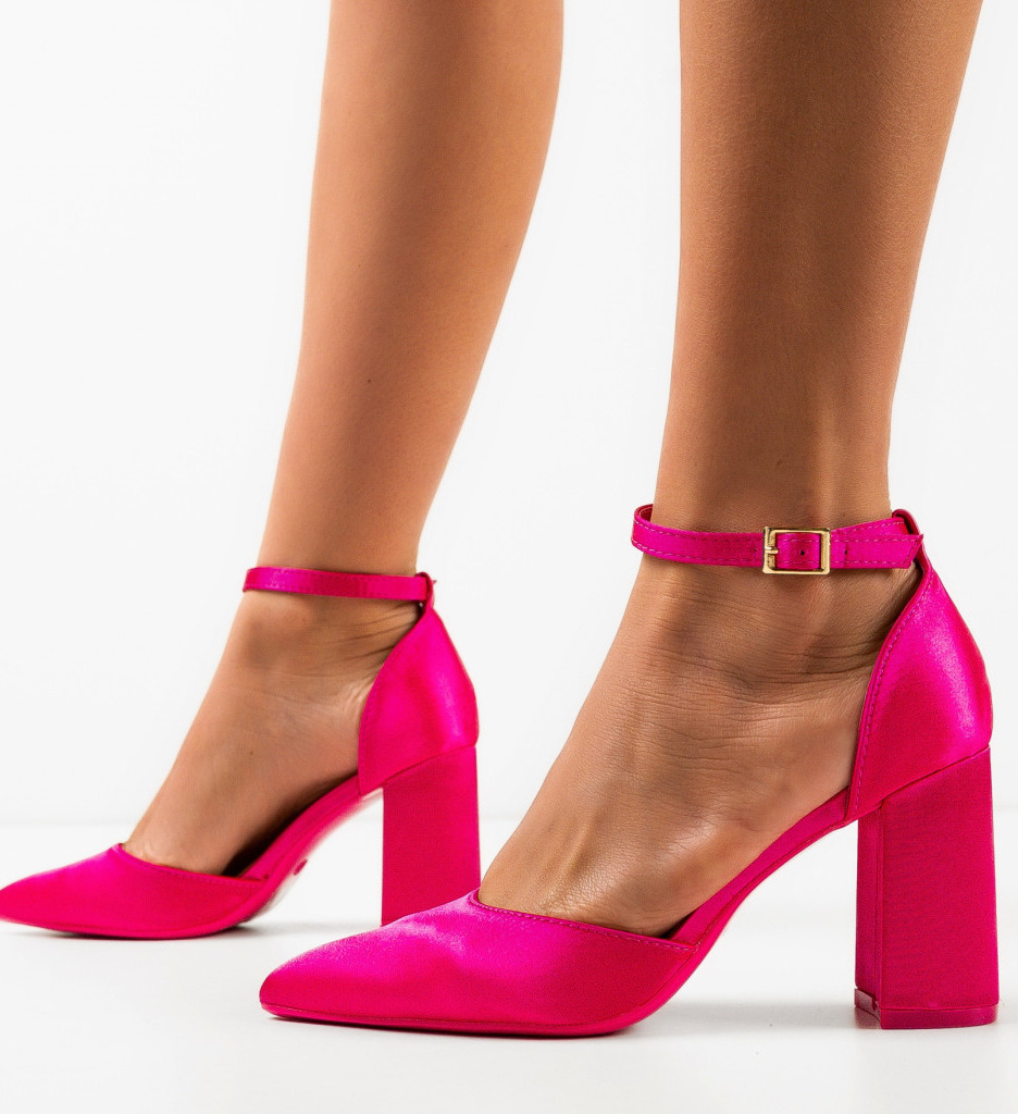 Pantofi cu Toc Villanueva Fuchsia | Eleganță și Stil