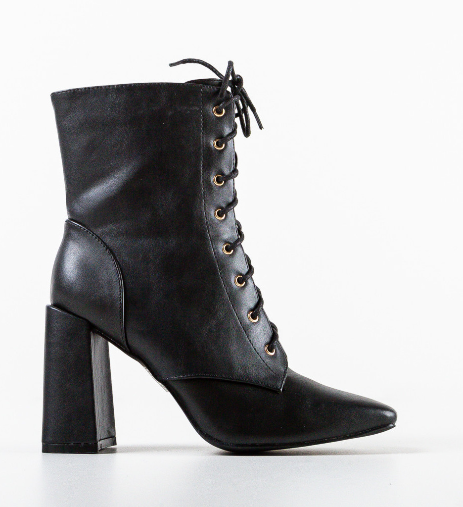 Botine Dama Rupert Negre - Stil si Confort - imagine 5