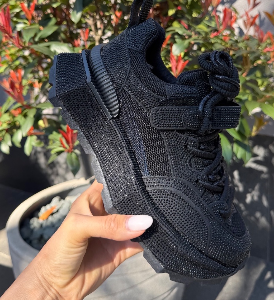 Sneakers Dama Kombat Negri - Confort și Stil Sport