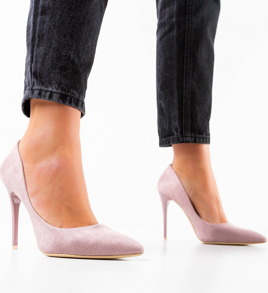 Pantofi Hebe Roz - Eleganță și Stil Feminin - imagine 3