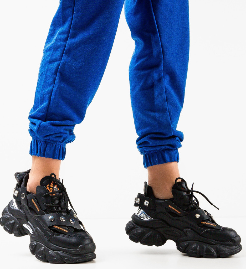 Sneakers dama Opening Negri - Confort & Stil - imagine 2